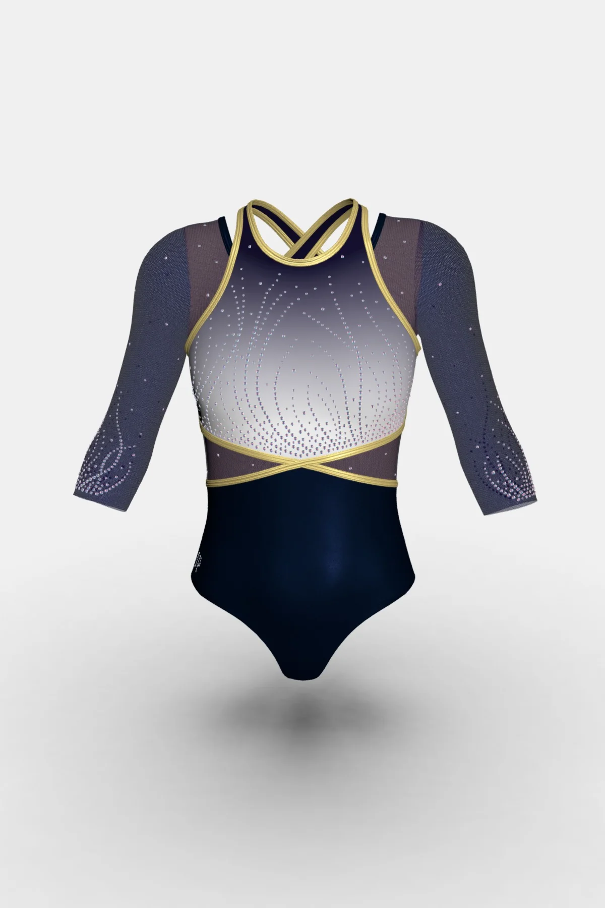 Girls L6+ Harper Leotard Shelf Bra