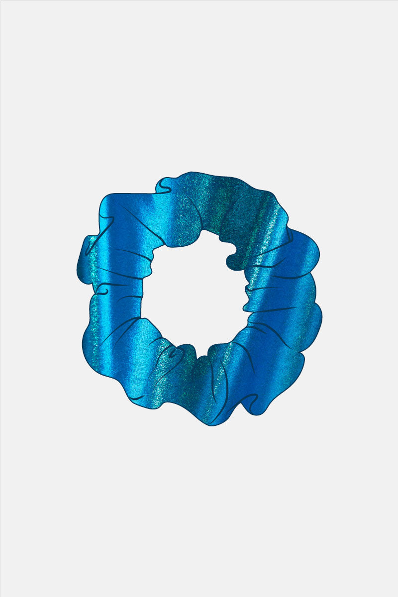 Aqua Mystique Scrunchie