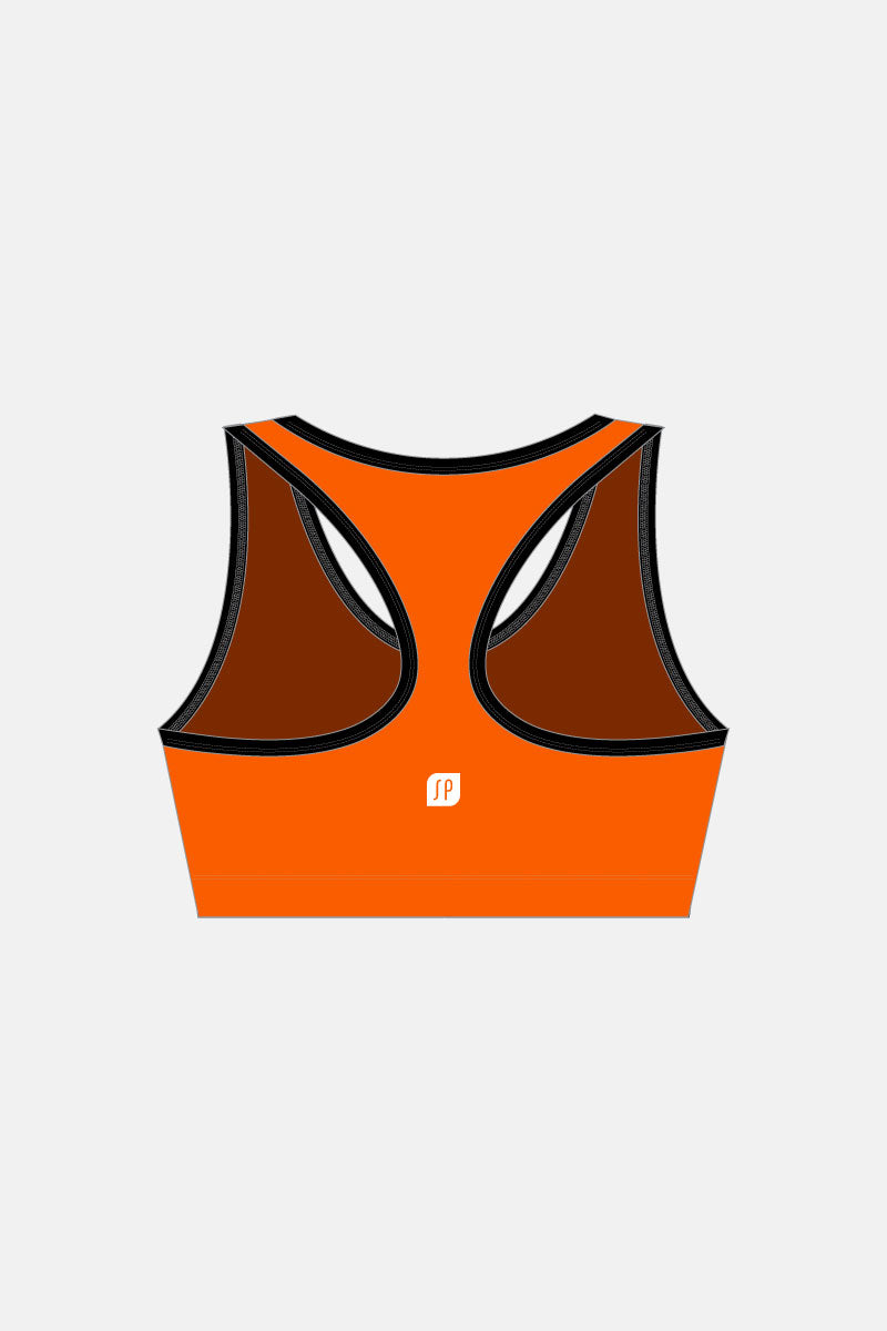 Mandarin Contrast Crop Top