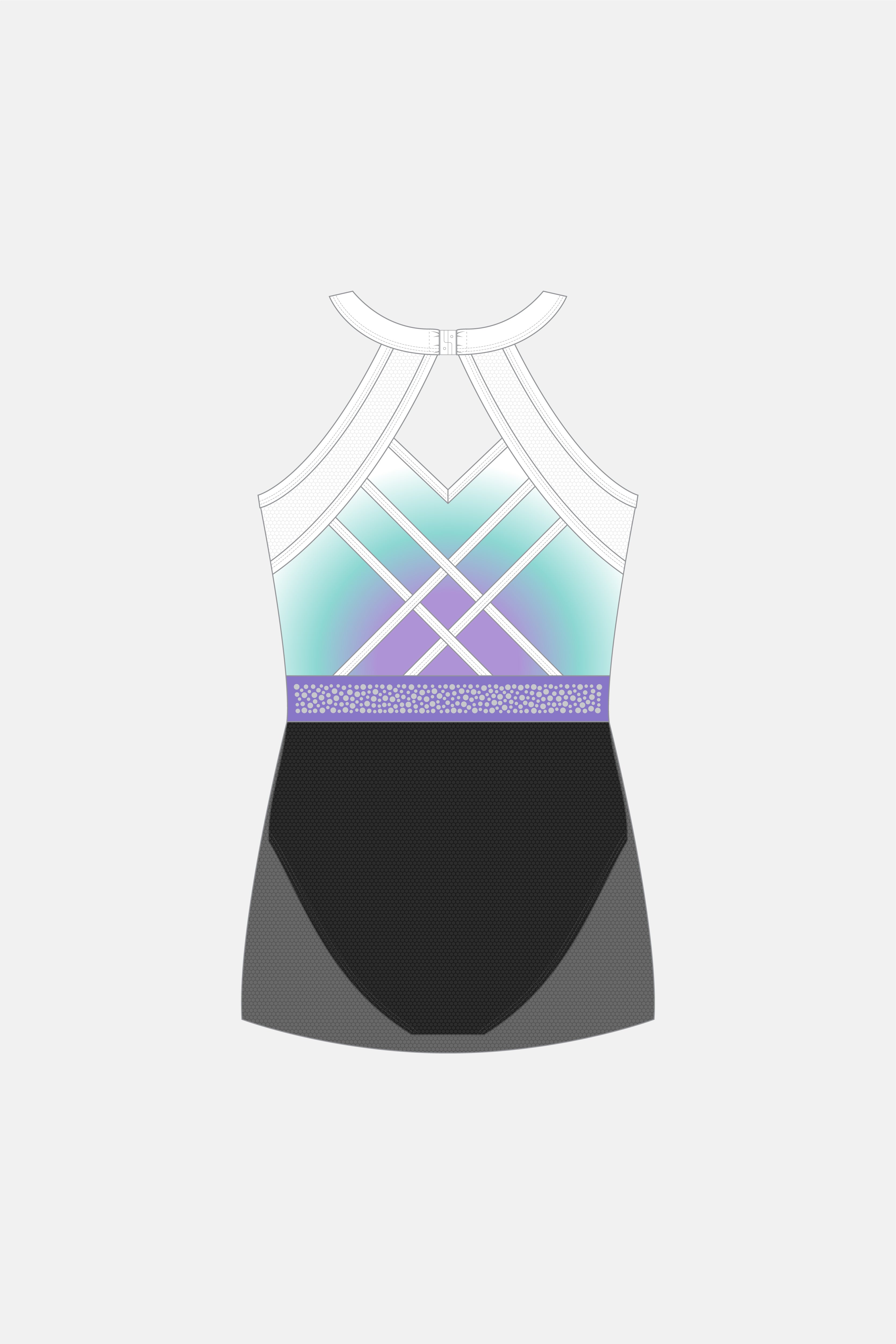 Girls Comp SLS Leotard Shelf Bra