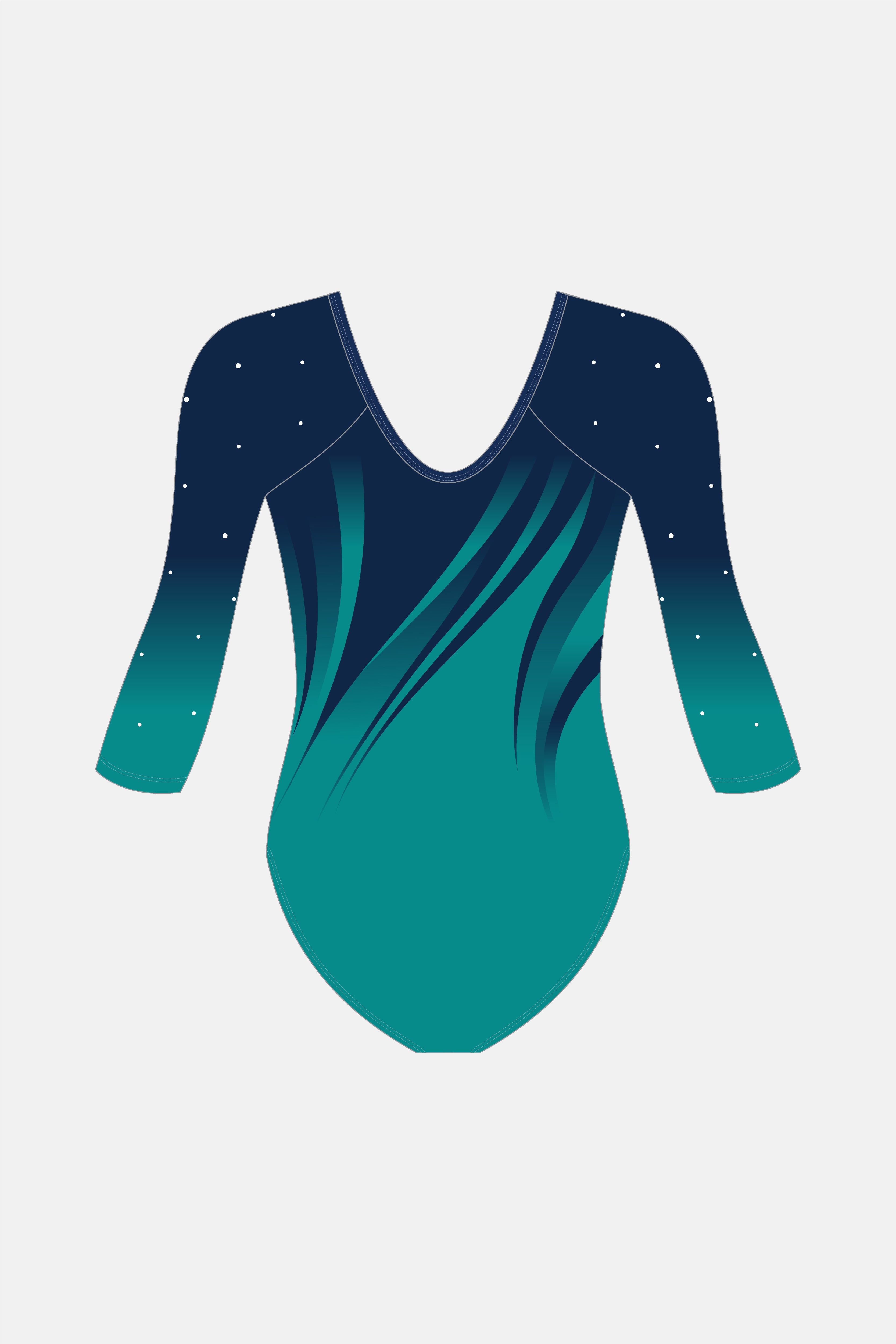 Priscilla WAG 3/4 Sleeve Leotard