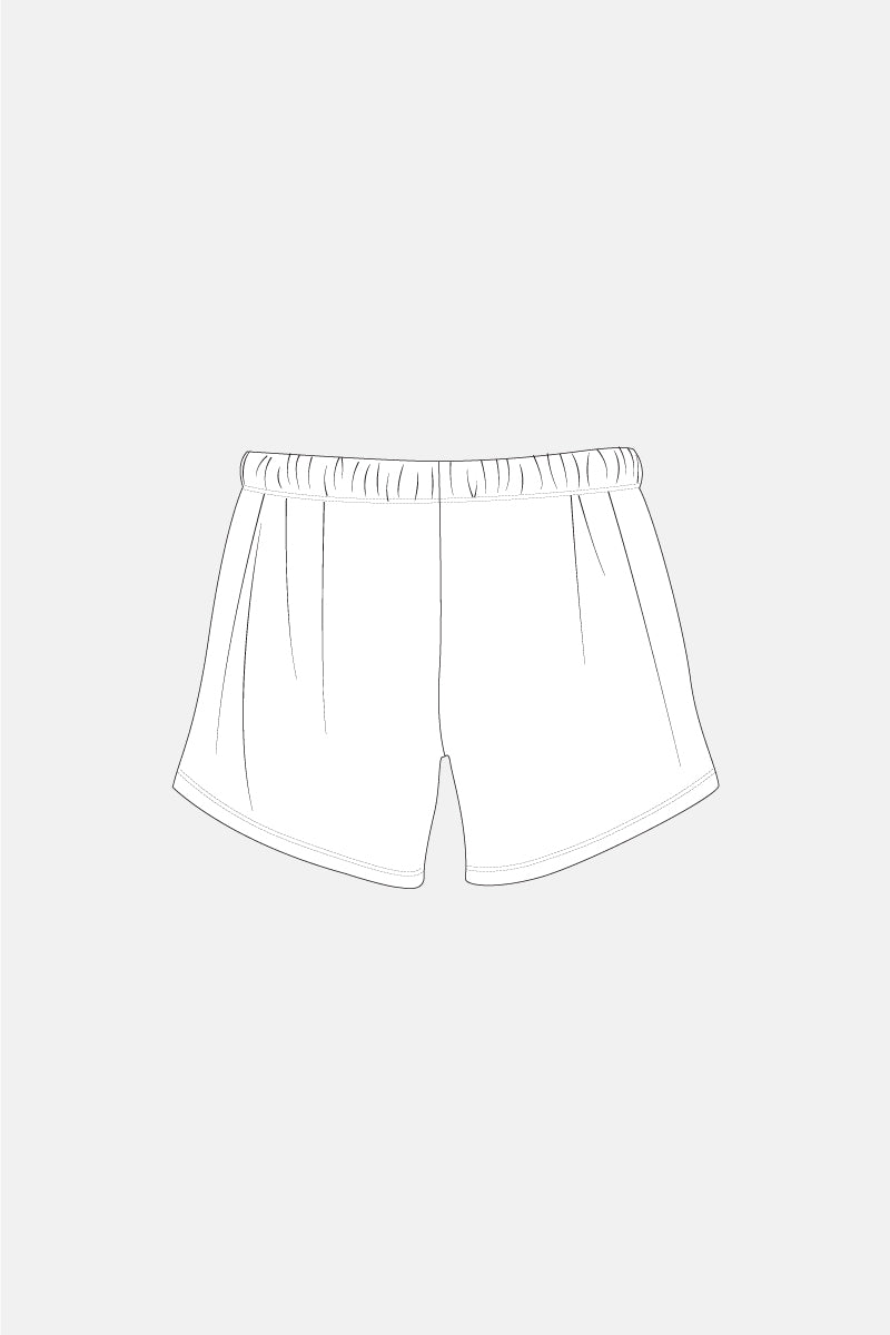 White MAG Shorts