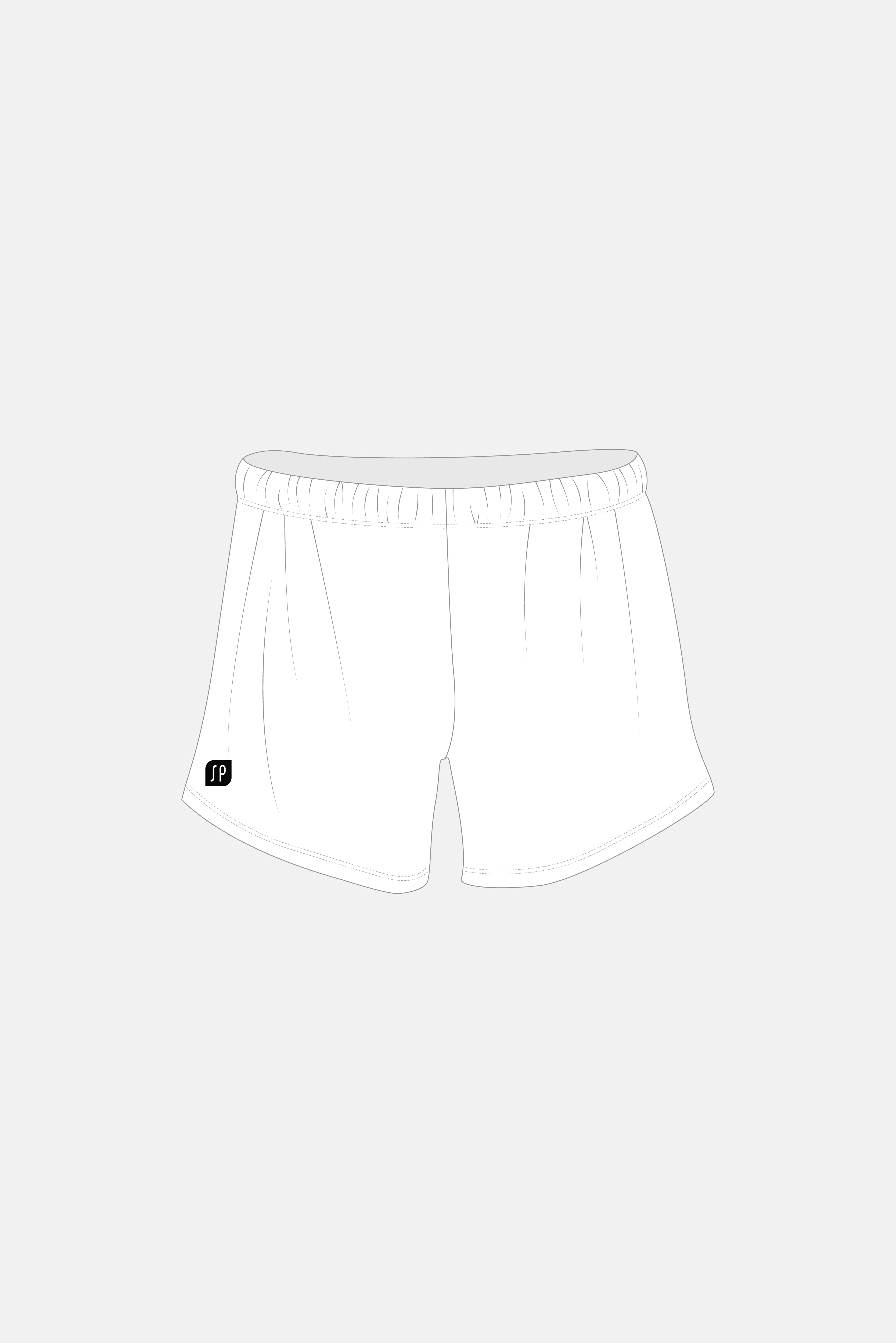 Boys White Matt MAG Shorts
