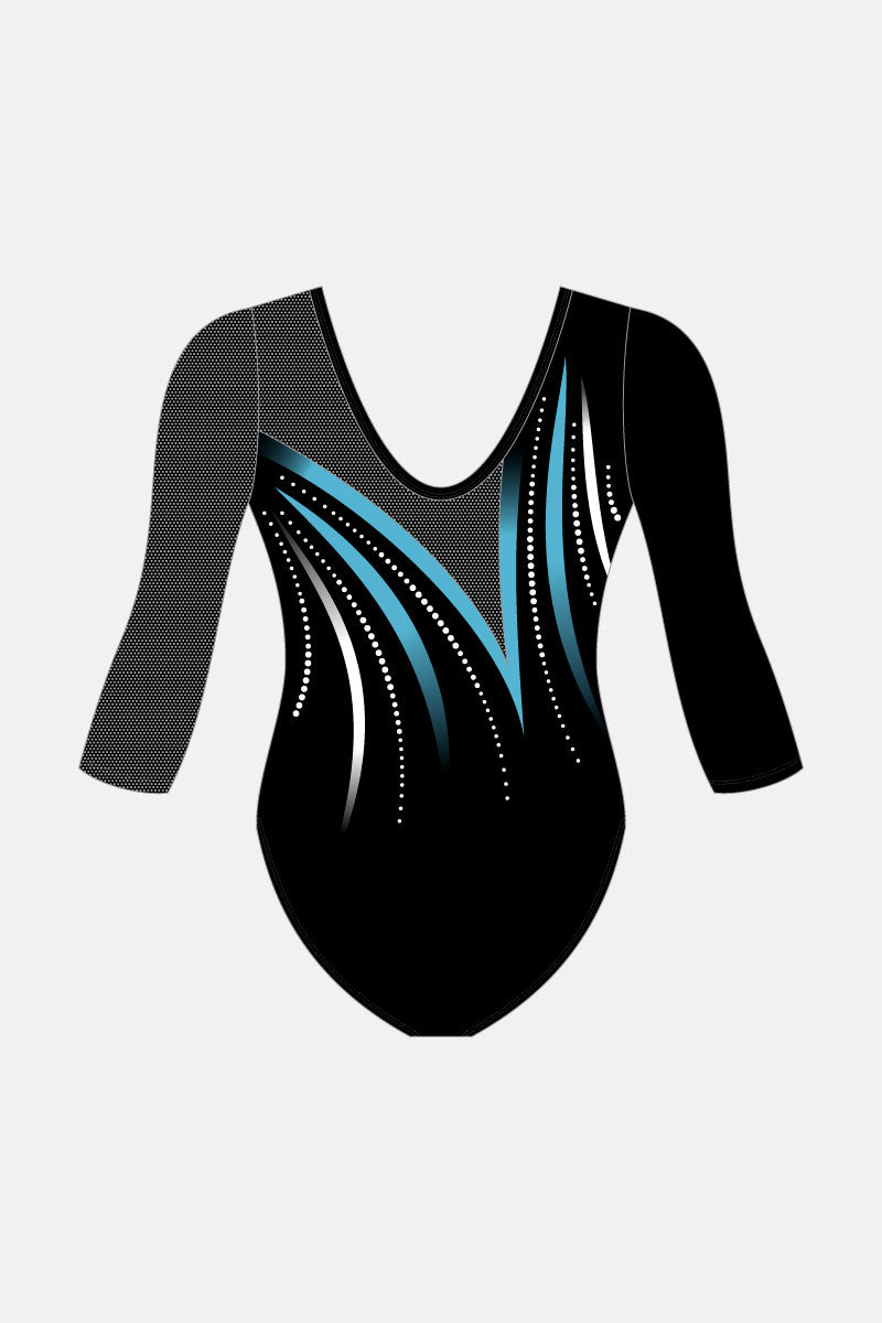 Gymstar LVL 7-10 3/4 Sleeve Leotard