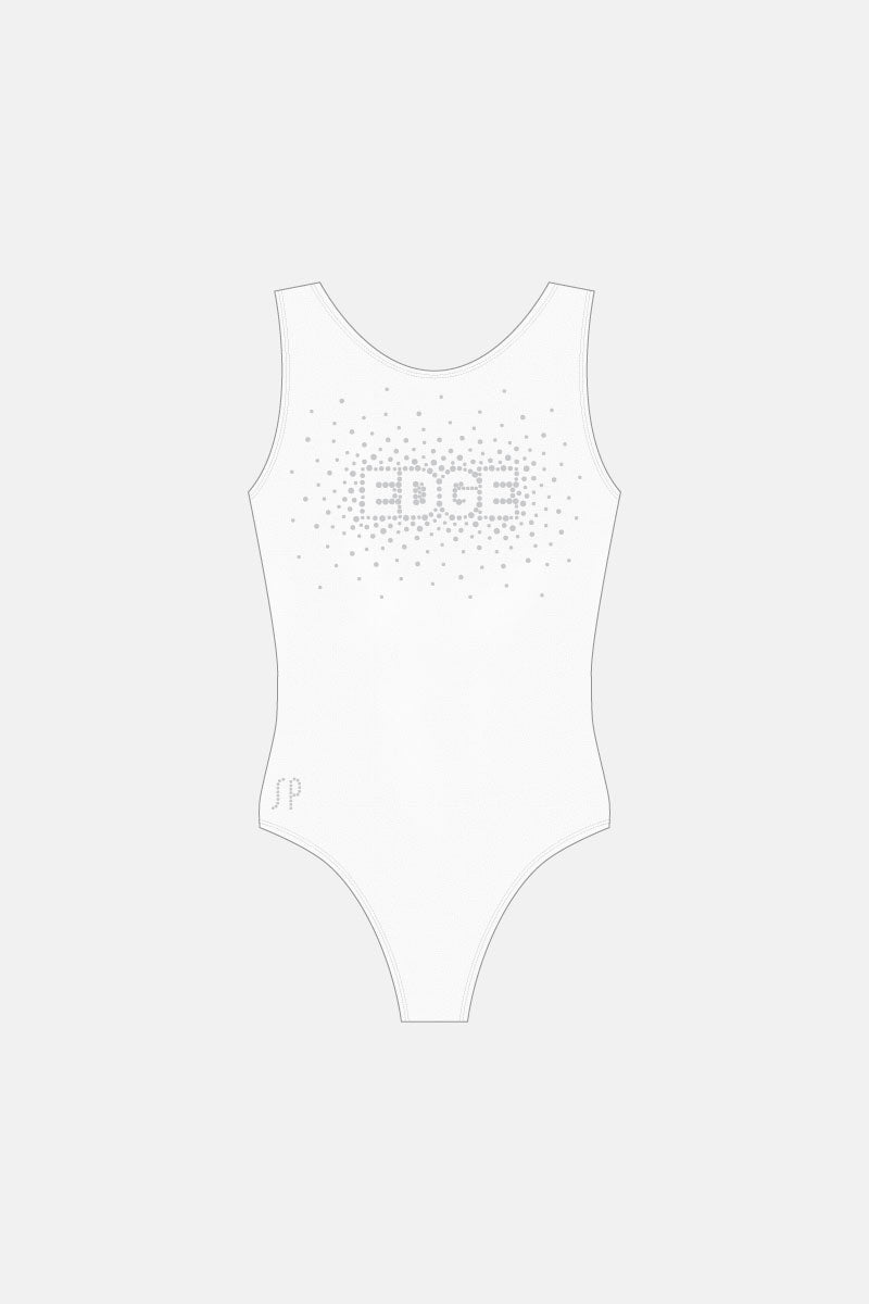 White Pearl Burst SLS Leotard