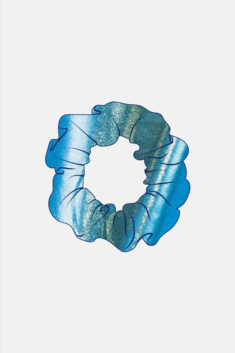 Hawaiian Blue Mystique Scrunchie