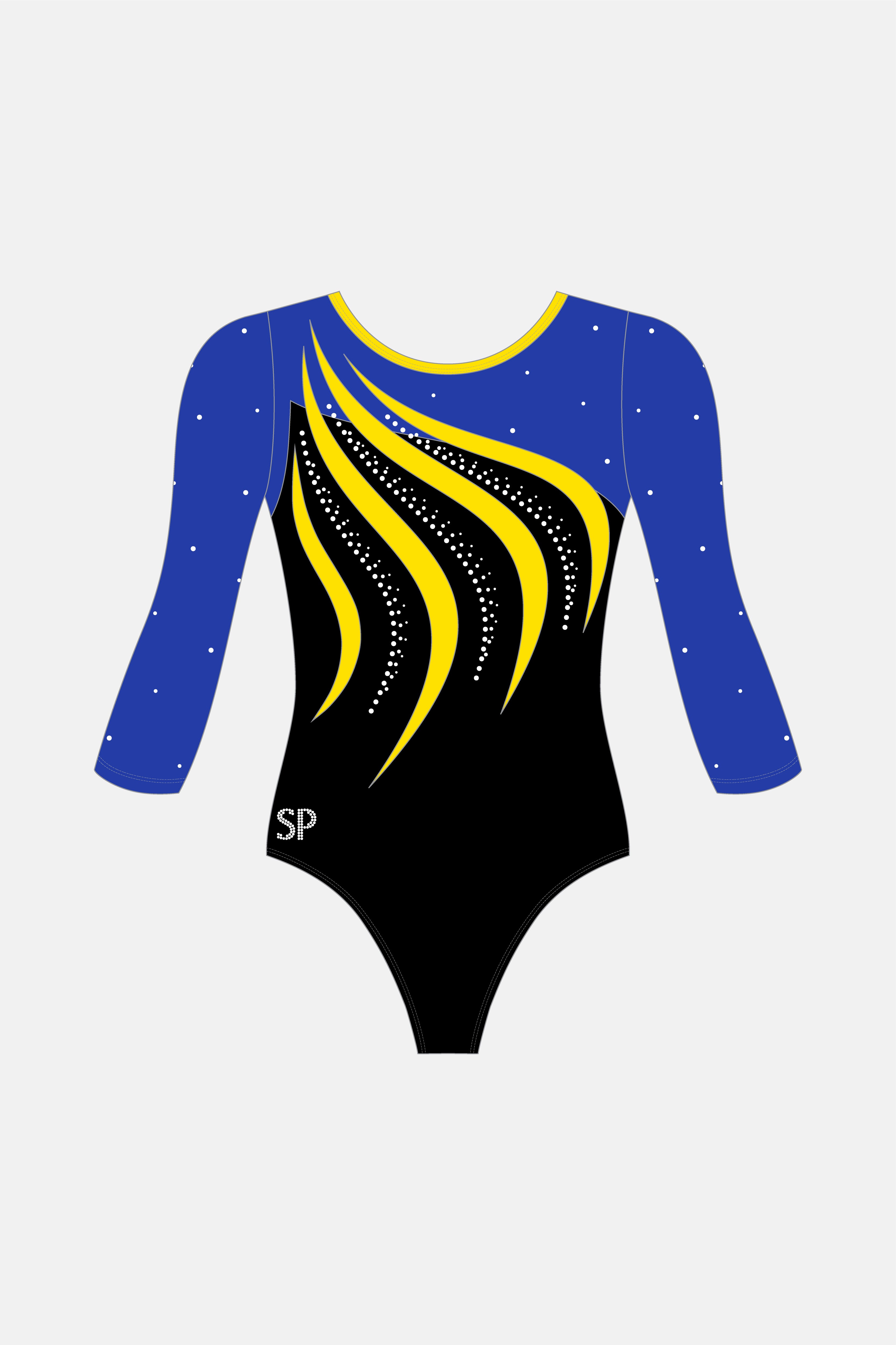 Girls Wag 3/4 Sleeve Leotard