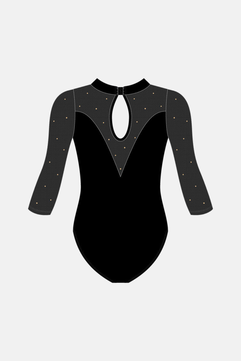 Luna Comp 3/4 Slv Leotard
