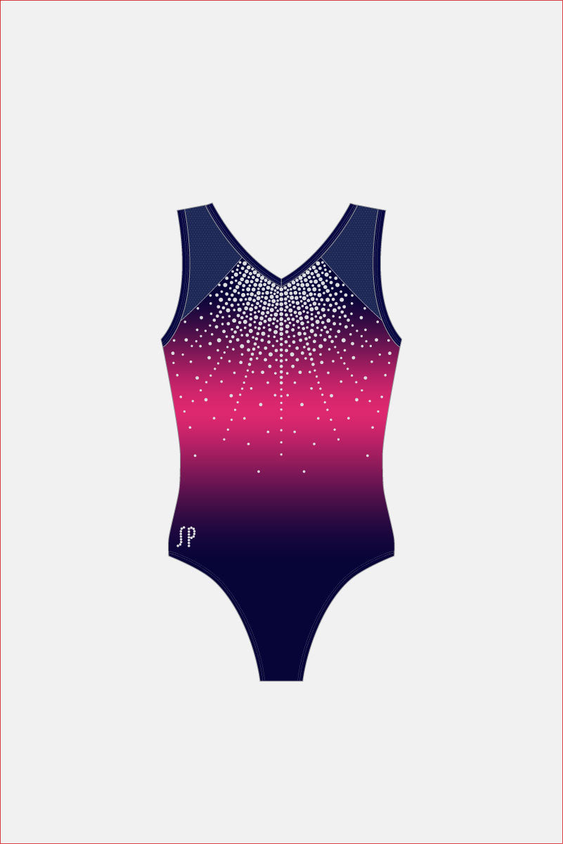 Snr Navy Podium SLS Leotard