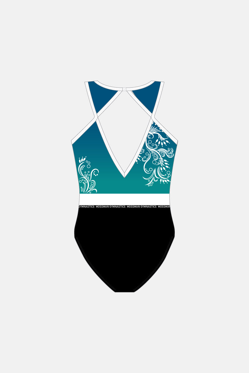 Teal Training Sleeveless Leotard