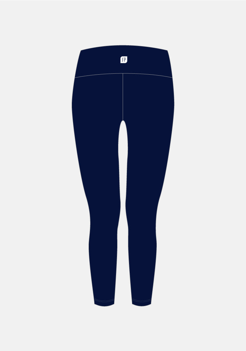 Navy Matt Full Length Tights