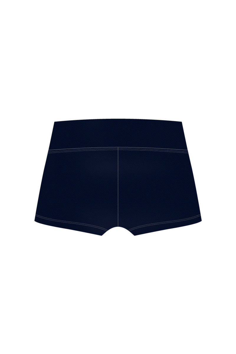 Navy Mystique Wide Waistband Shorts