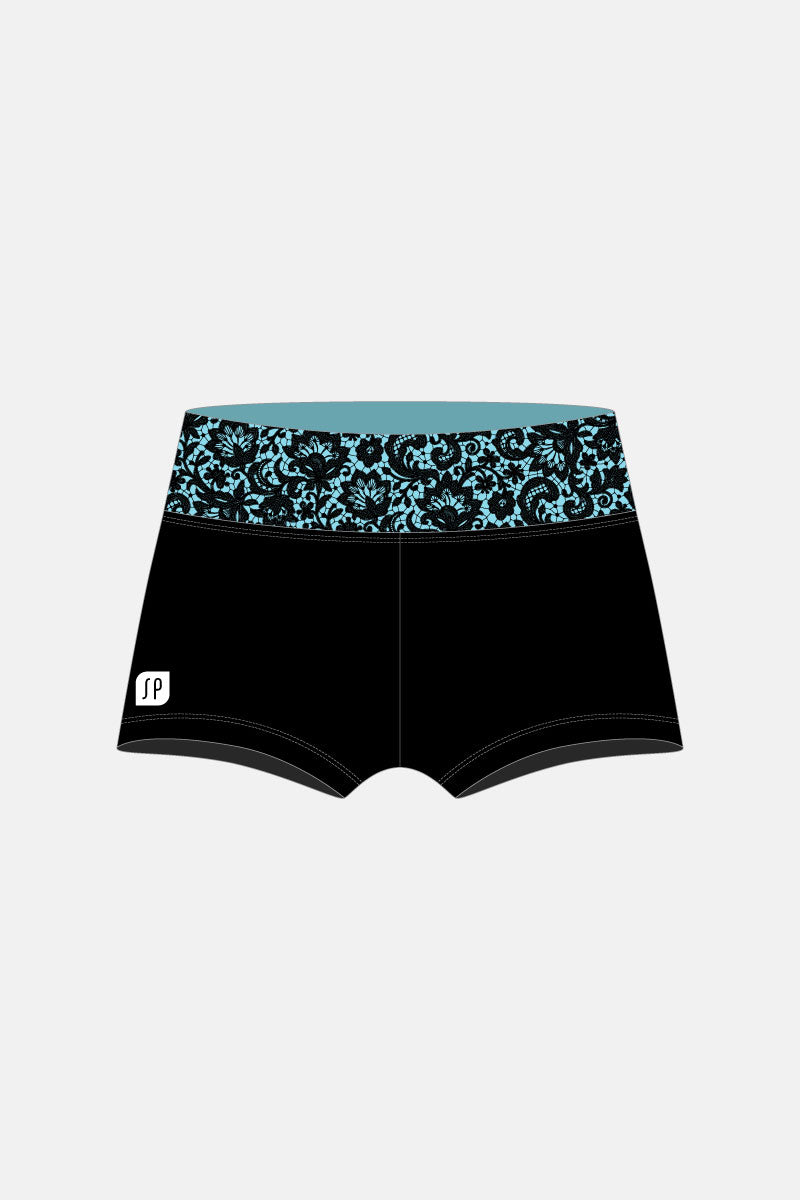 Crystal Flora Waistband Shorts