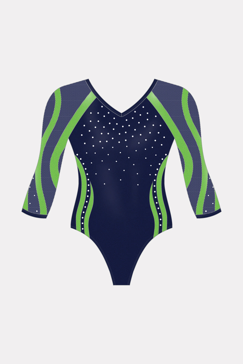 Girls 3/4 Sleeve Leotard
