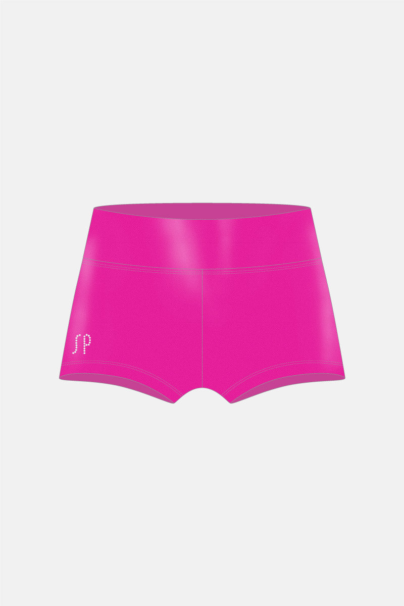 Hot Pink Mystique Waistband Shorts