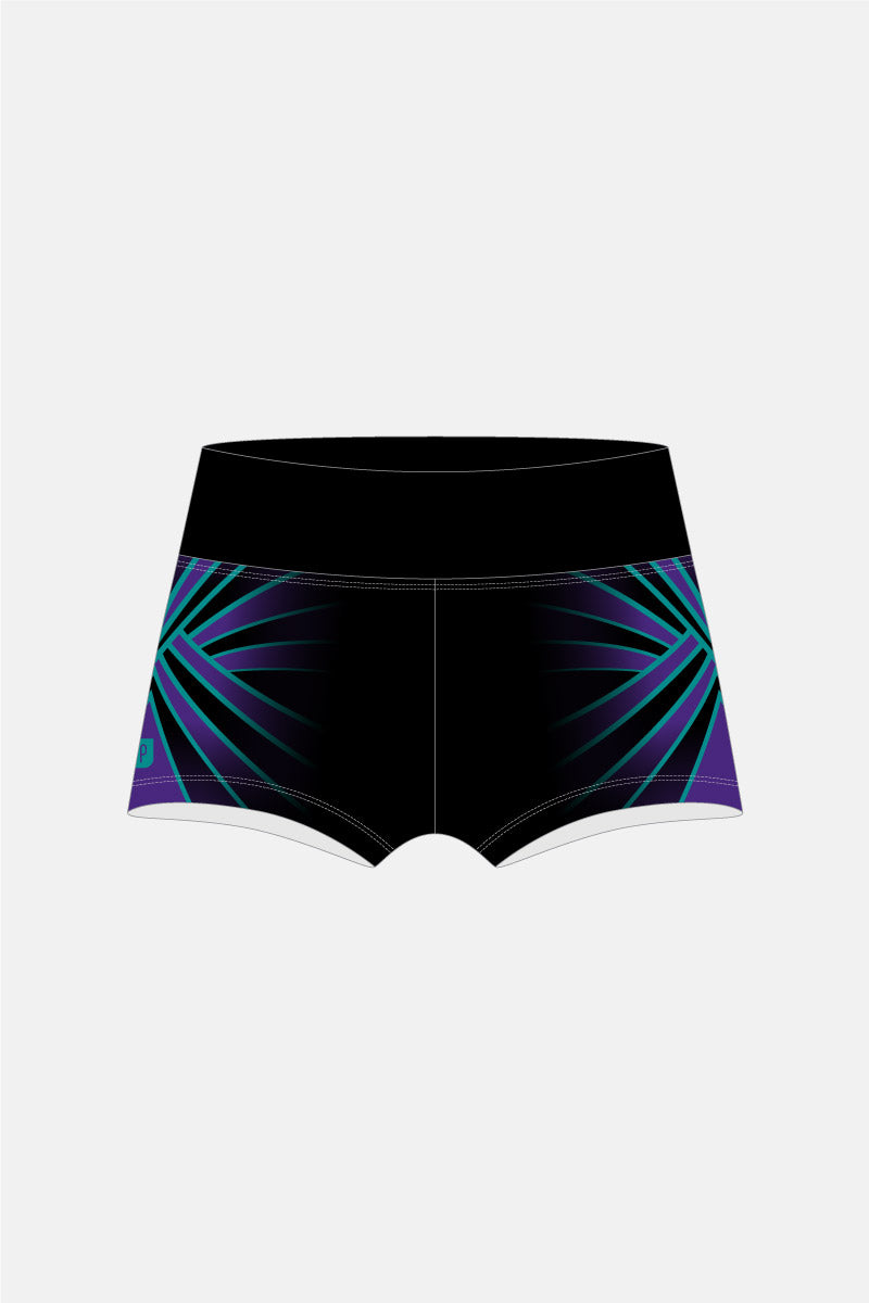 Black Metamorphis Waistband Shorts