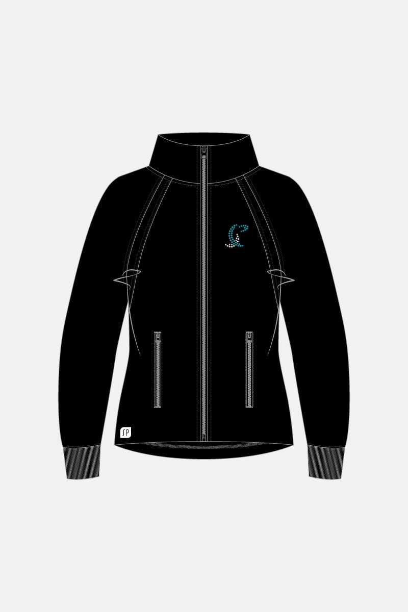 Black Streamline Fleece Jacket