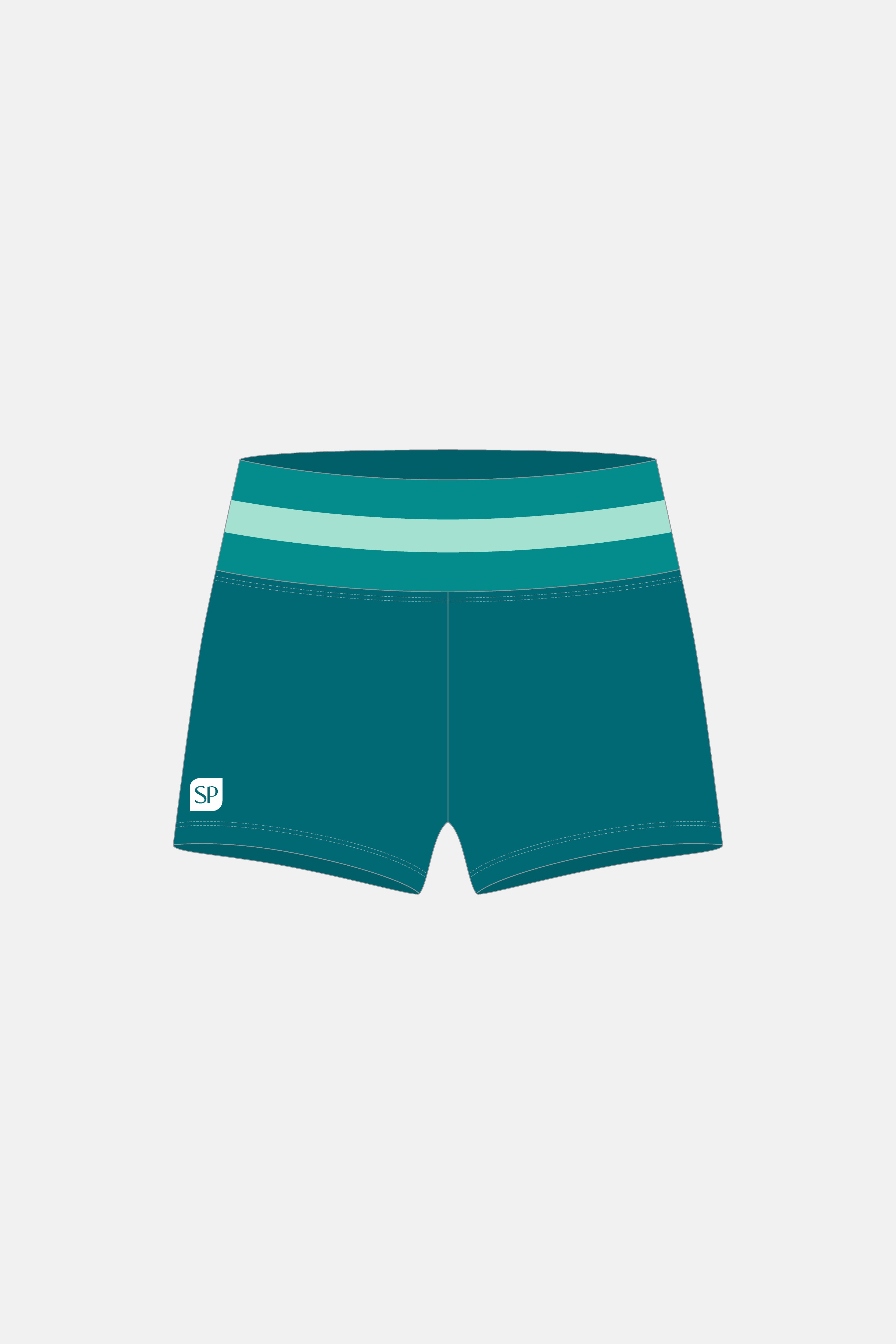 Lagoon Olympiad Mid Rise Shorts