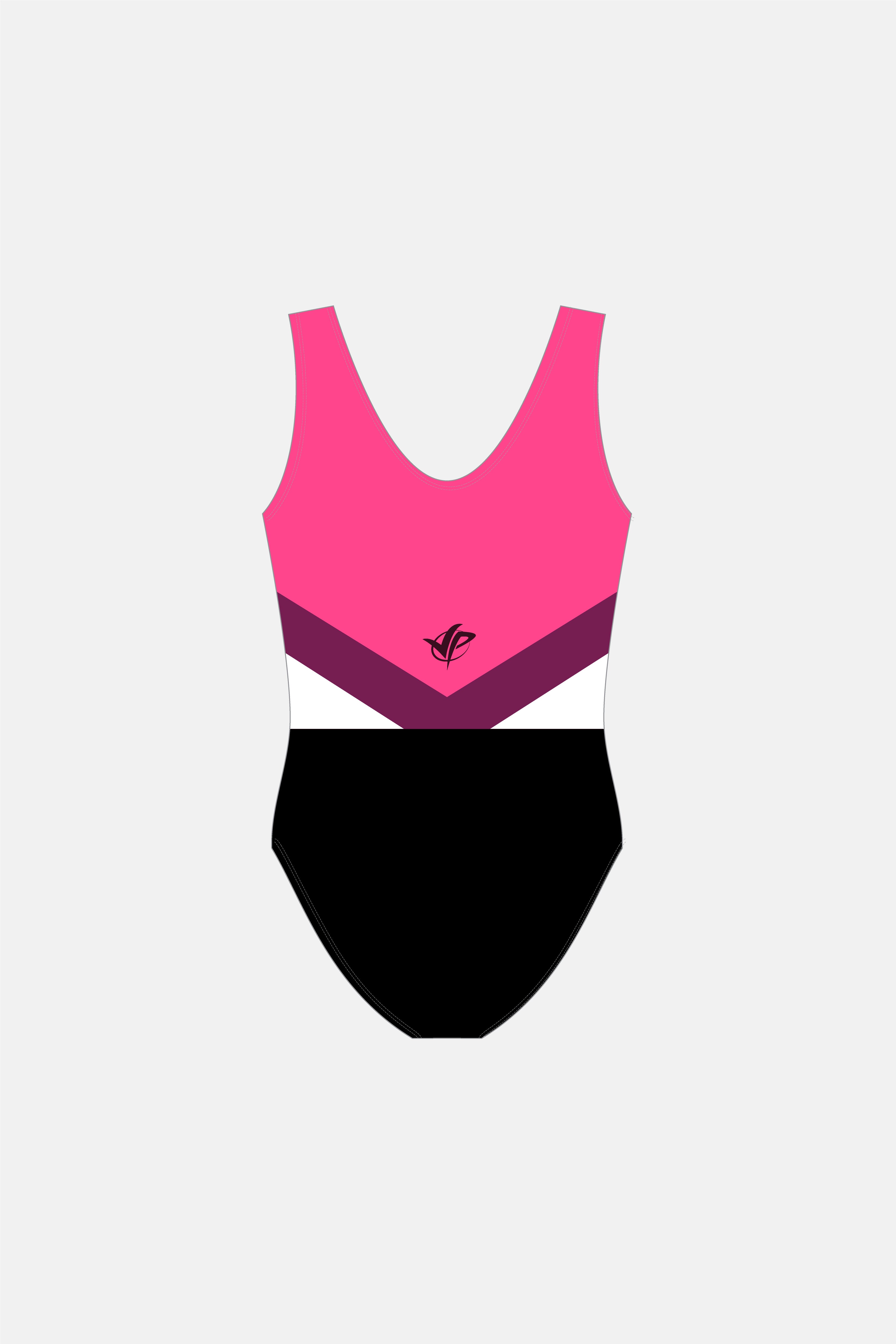 Neon Coral Deep Dive SLS Leotard