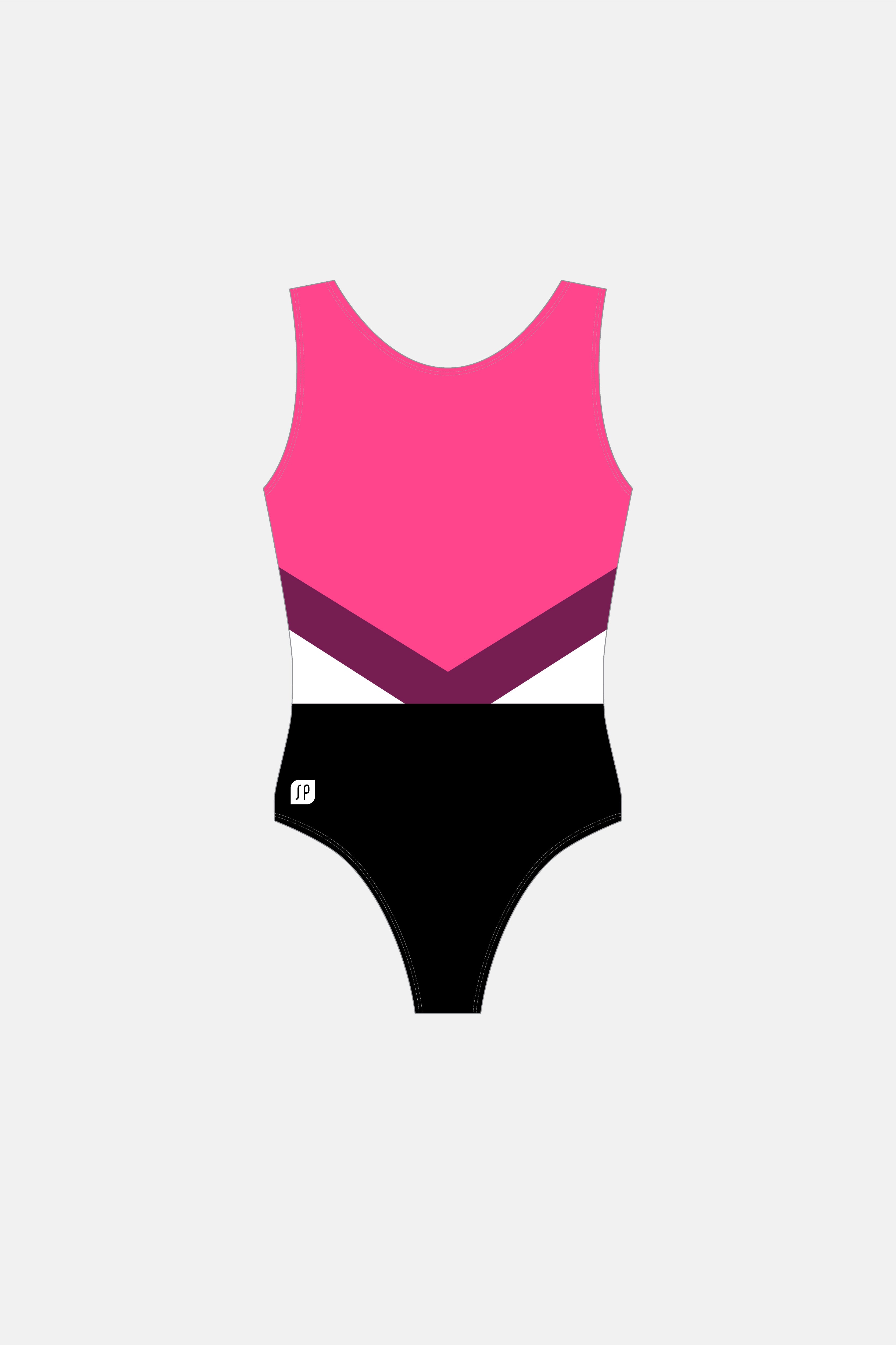 Neon Coral Deep Dive SLS Leotard