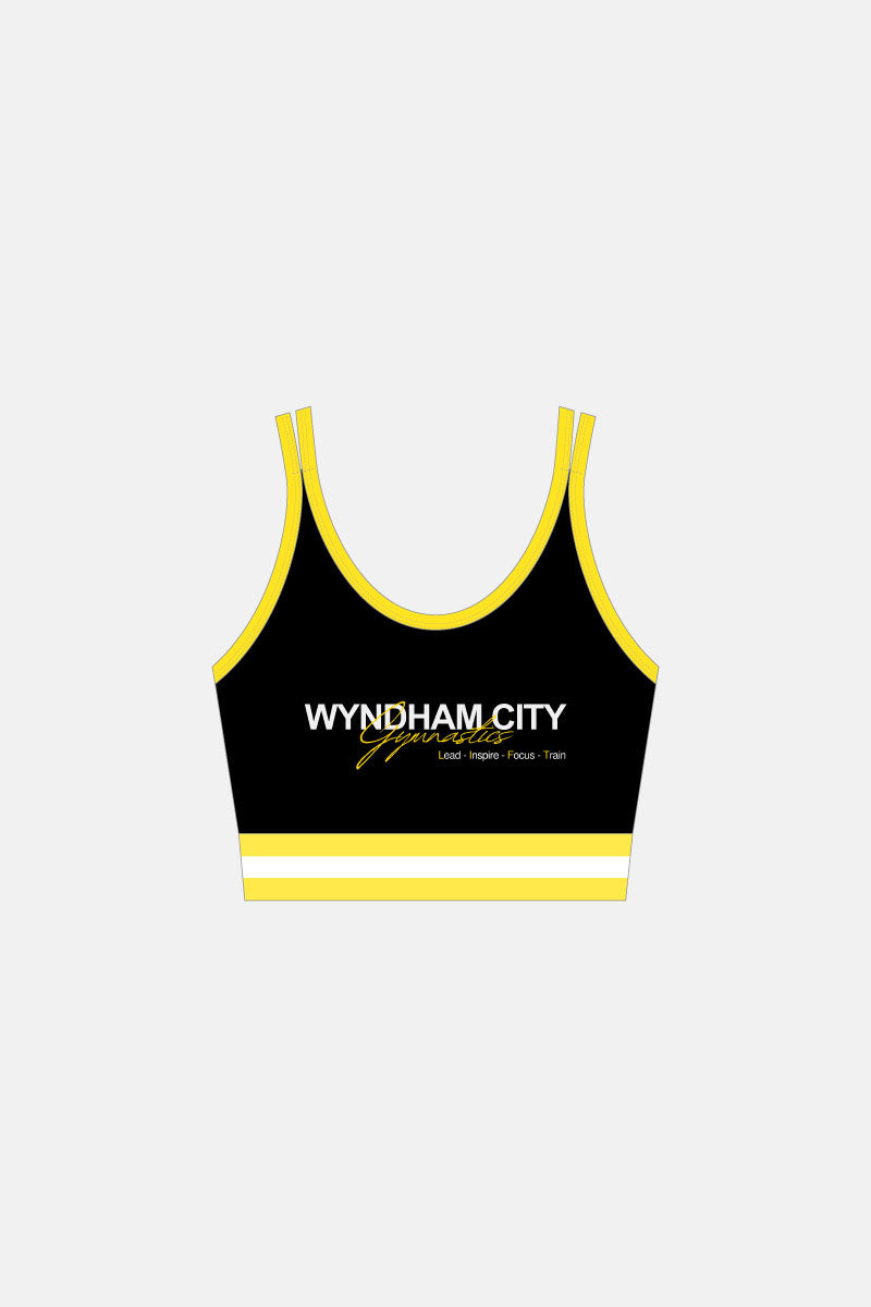 Black Olympiad Crop Top