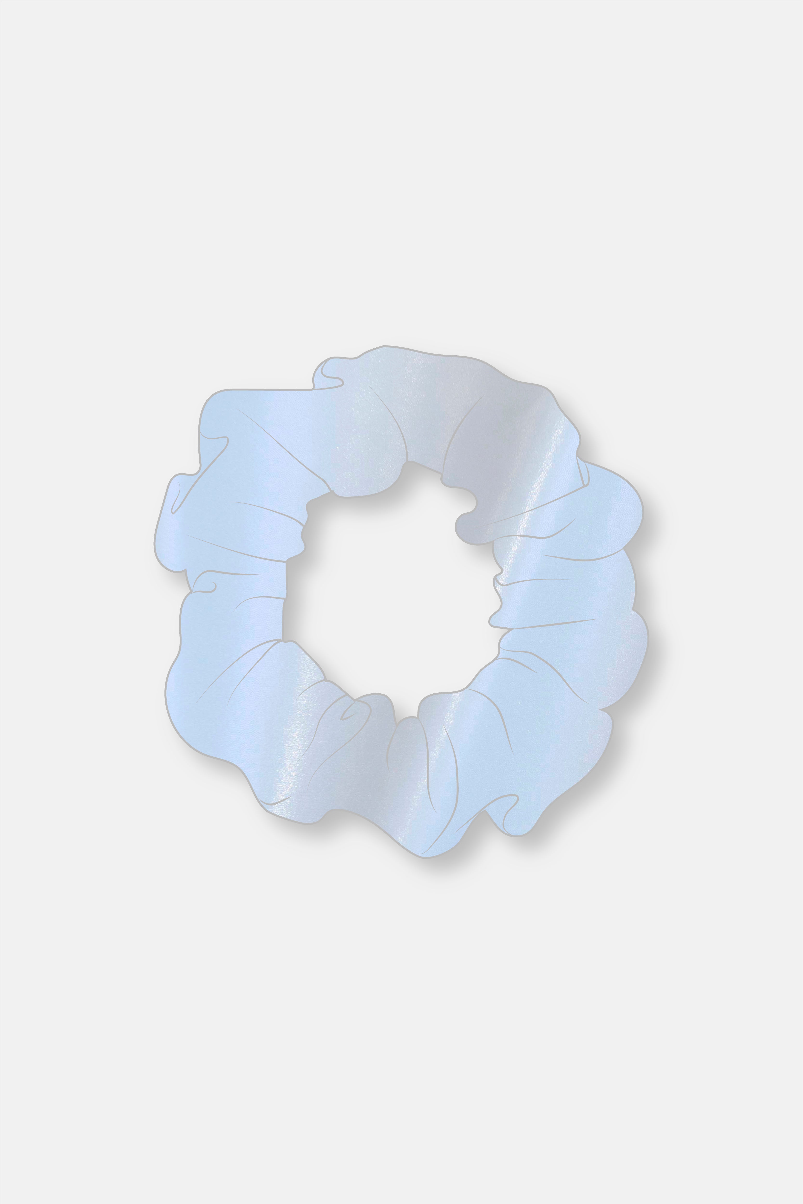 White Pearl Mystique Scrunchie