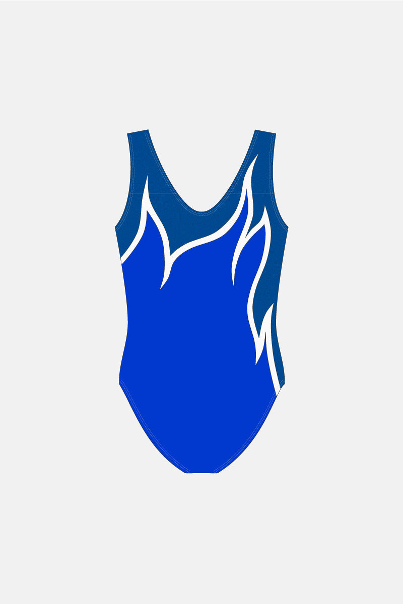 School Aerobics Sleeveless Leotard