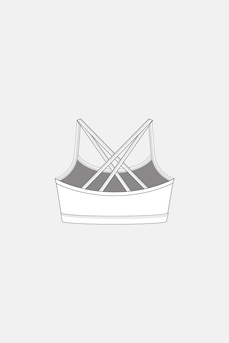 Girls Plain Crop Top With Cups