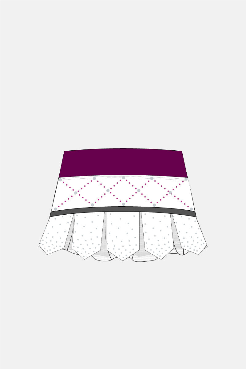 Girls L 4-6 Comp Cheer Skort