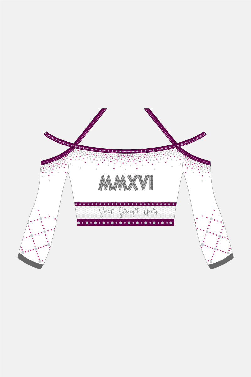 Girls L 4-6 Comp Cheer Top