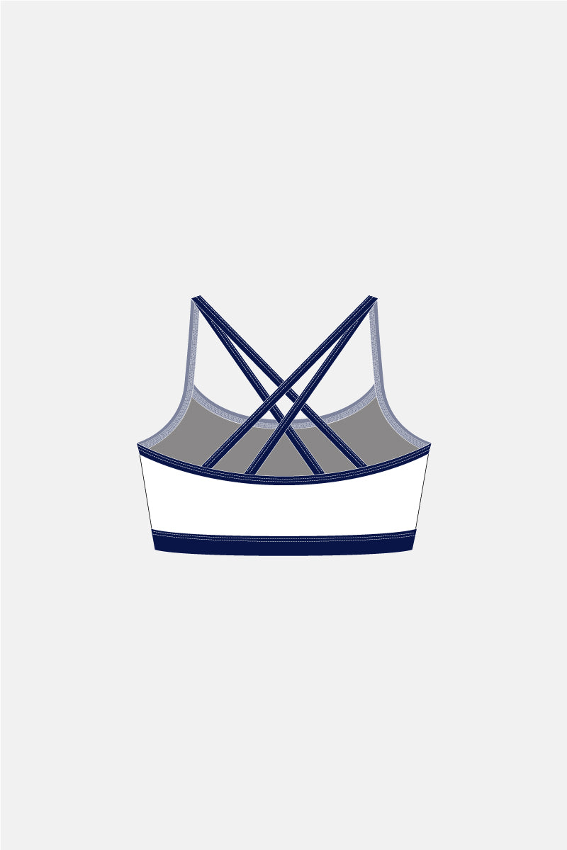 Girls Training Crop Top With Cups