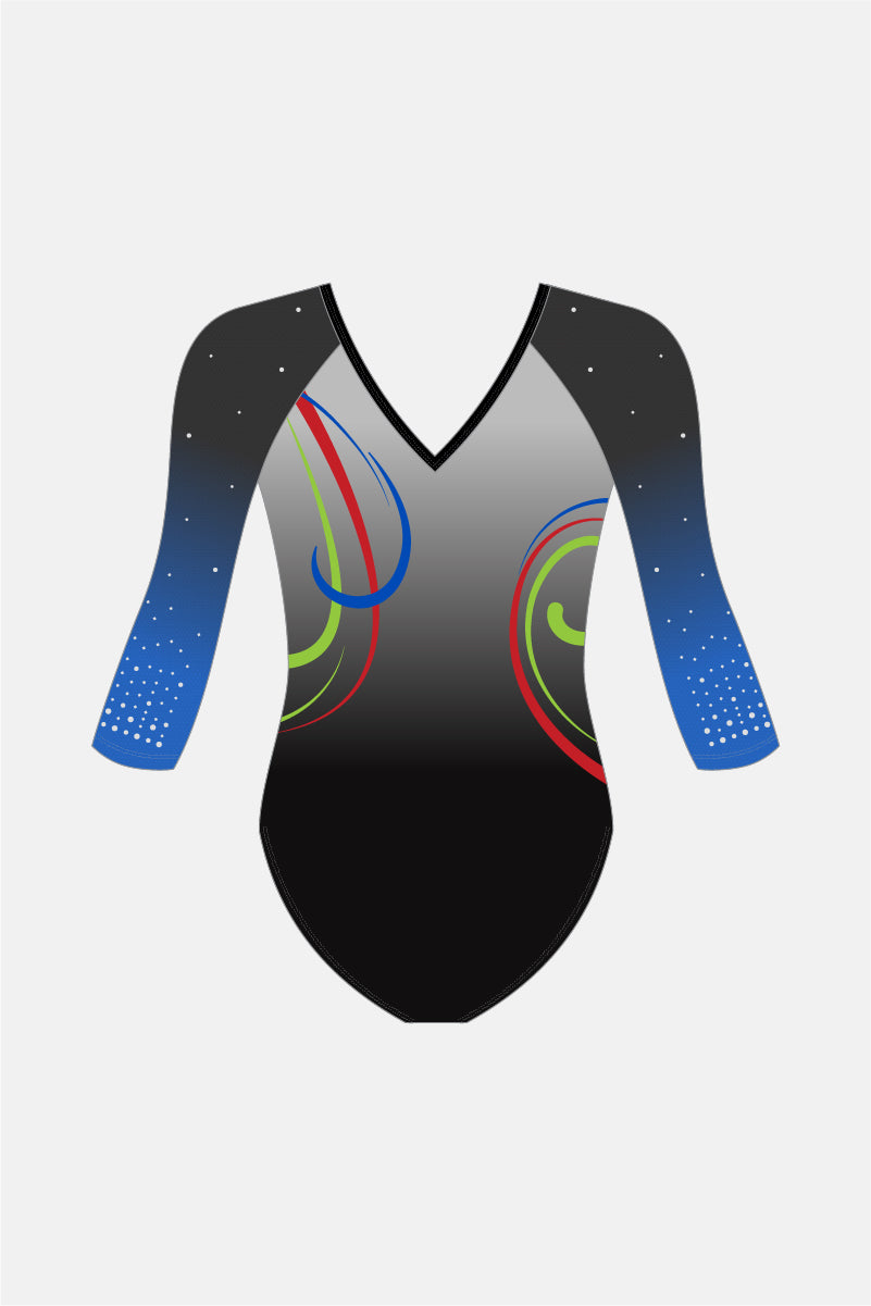 Girls 3/4 Sleeve Leotard