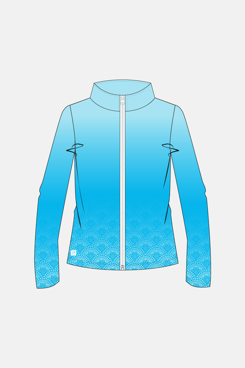 Periwinkle Club Merch Warm Up Jacket