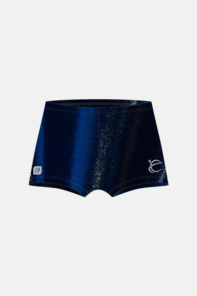 Navy Mystique Sequin Shorts
