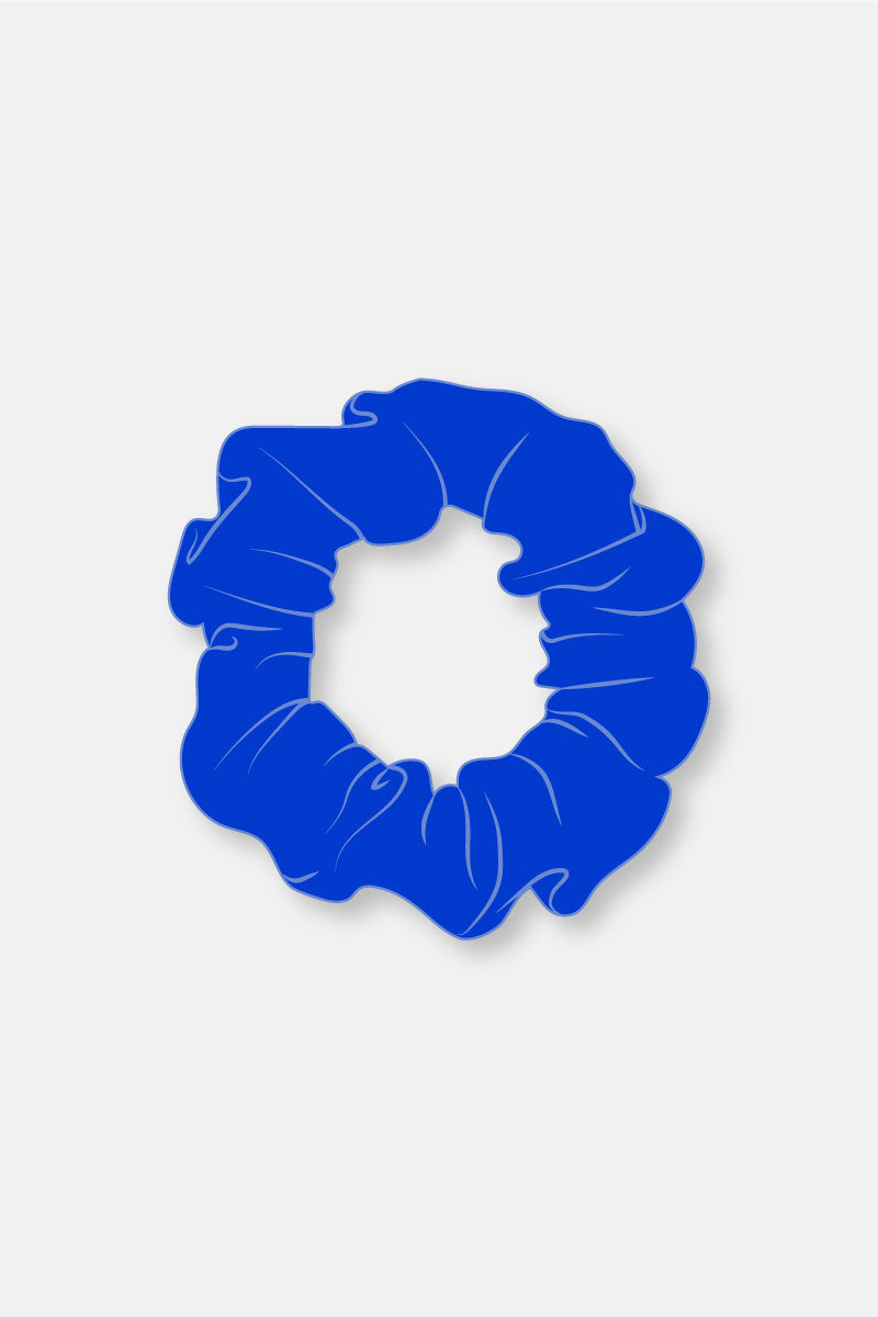 Dark Royal Matt Scrunchie