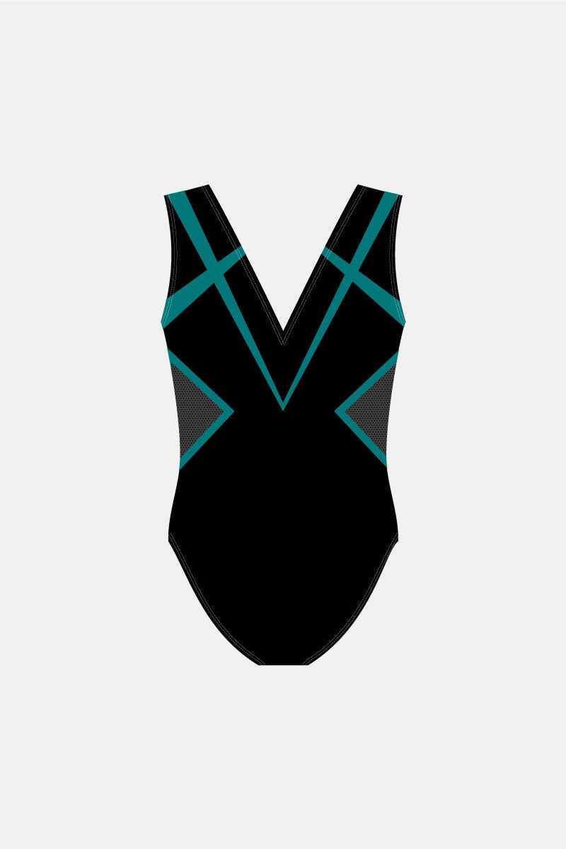 Sleeveless Leotard Crystal