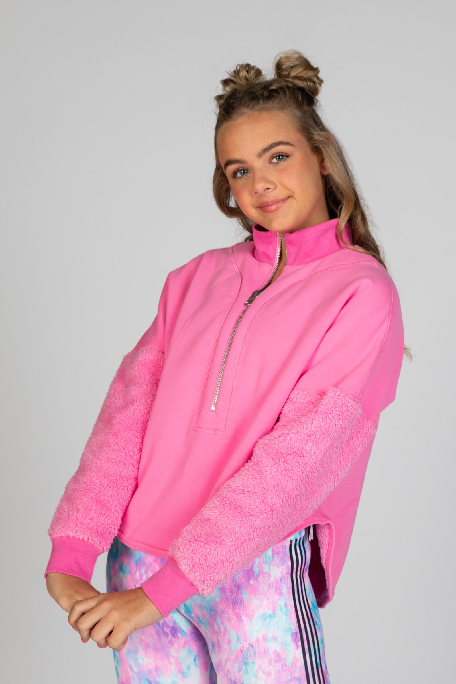 Glow-Up Half Zip Sweat