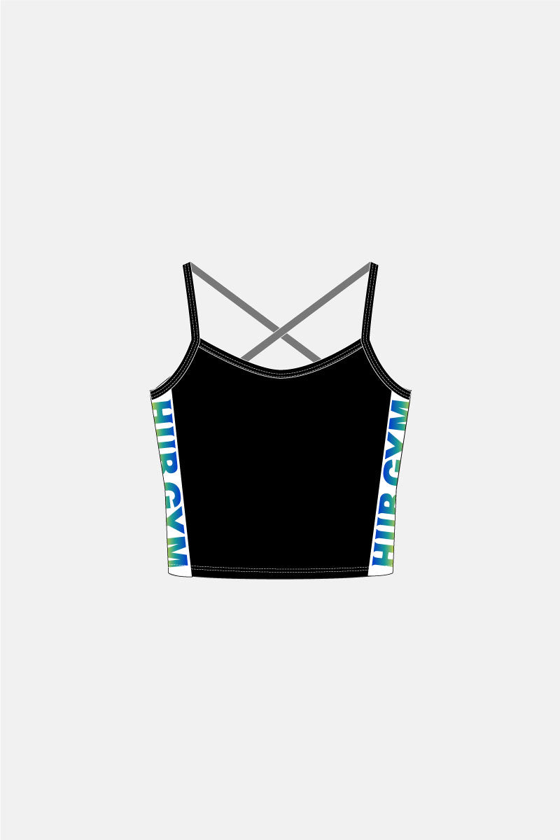 Girls Cropped Singlet - Colour Option 2