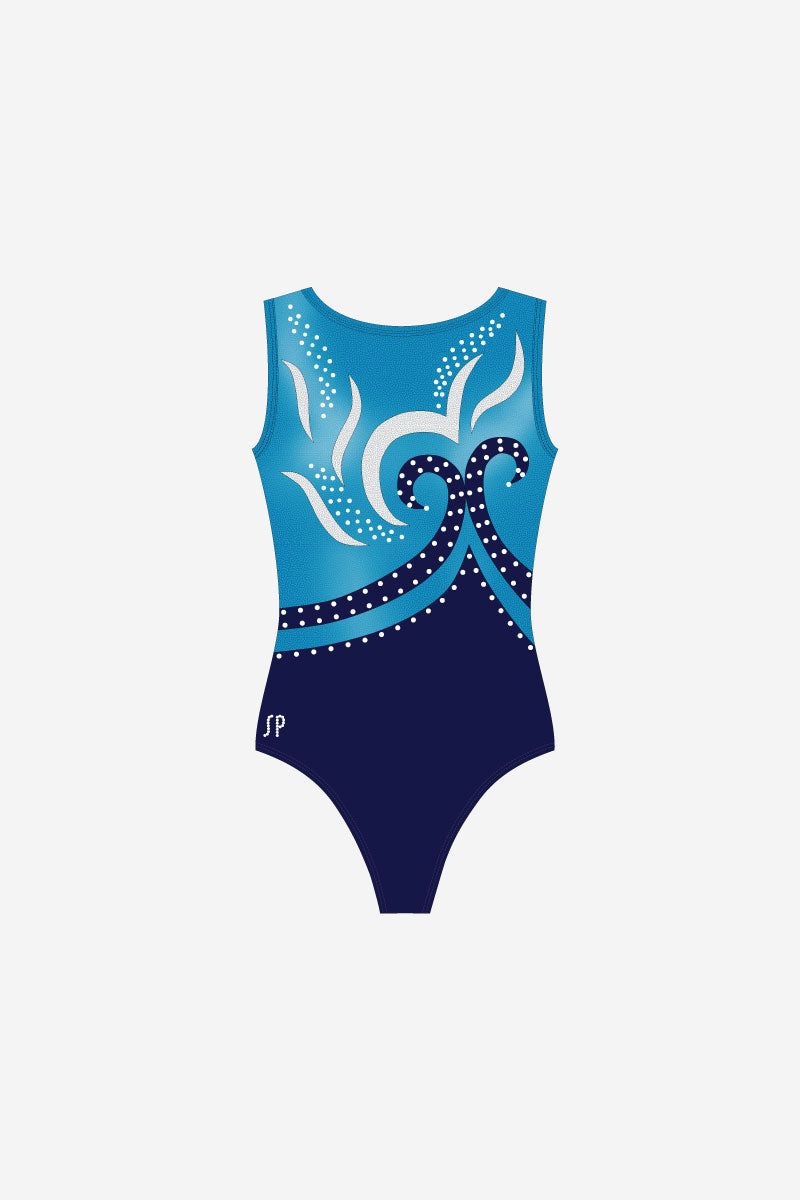 Girls Electric Blue Leotard
