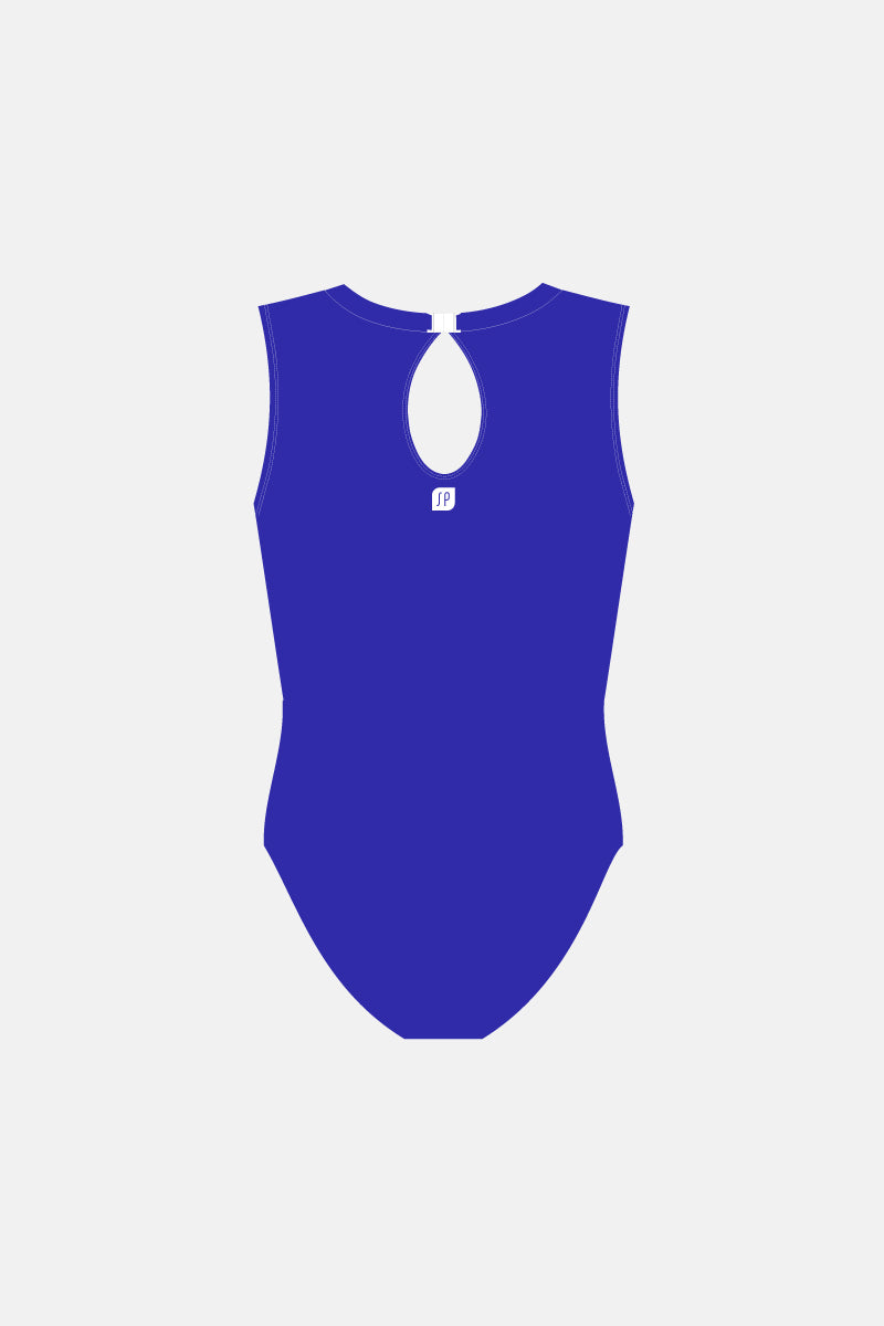 Girls Sleeveless Leotard with Clip