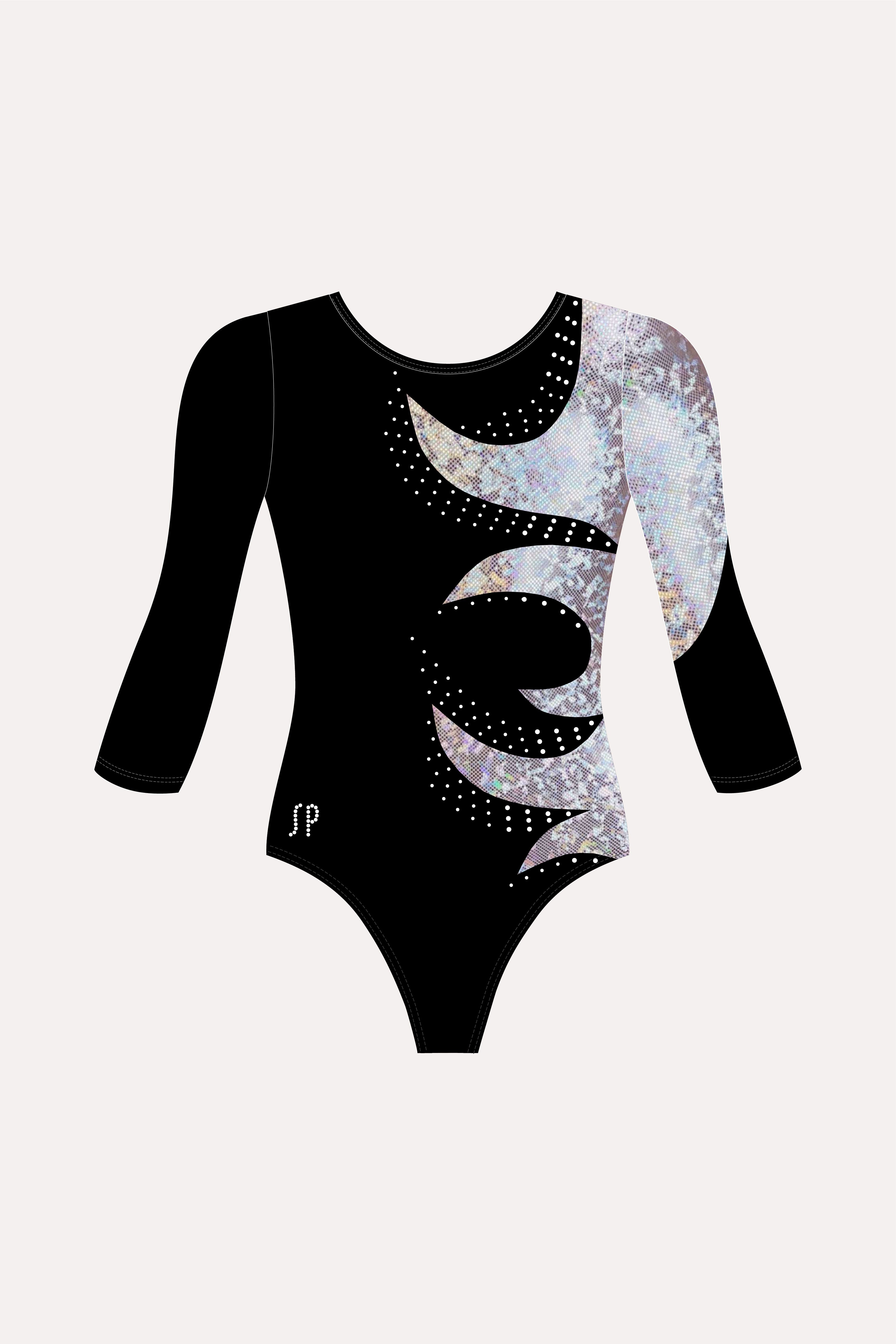 L7-10 3/4 Sleeve Leotard