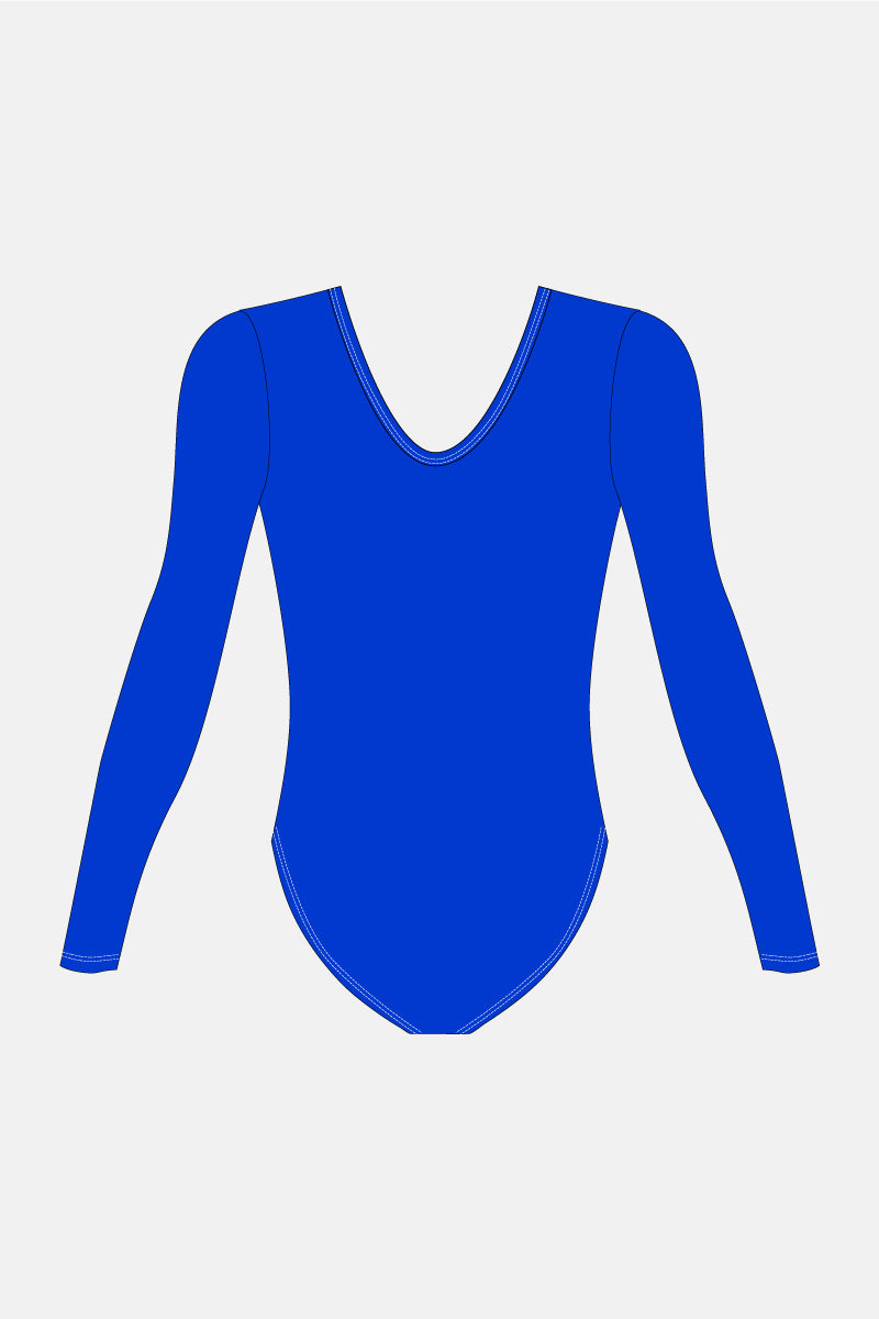 Girls Sugarplum Long Sleeve Leotard