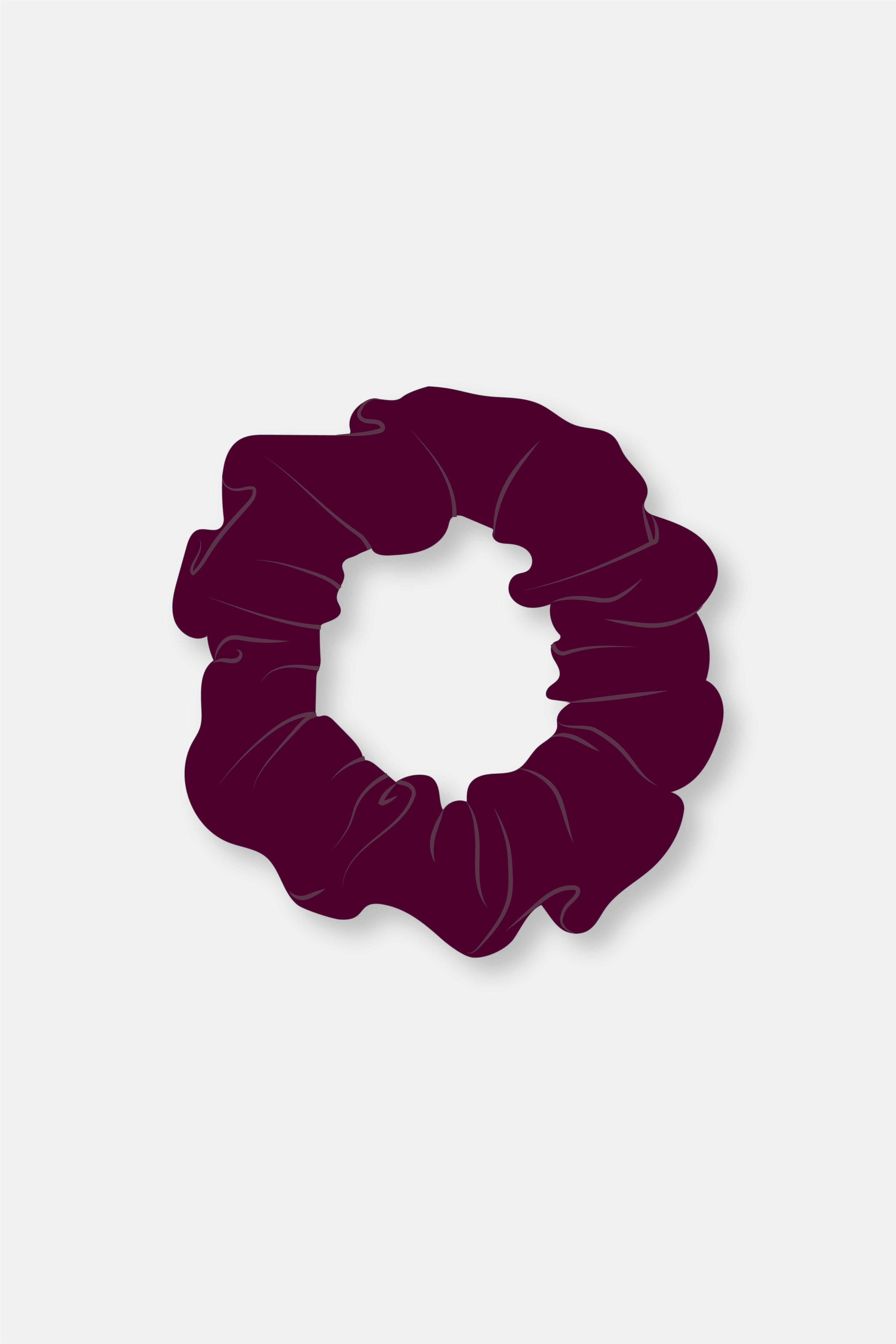 Merlot Matt Scrunchie