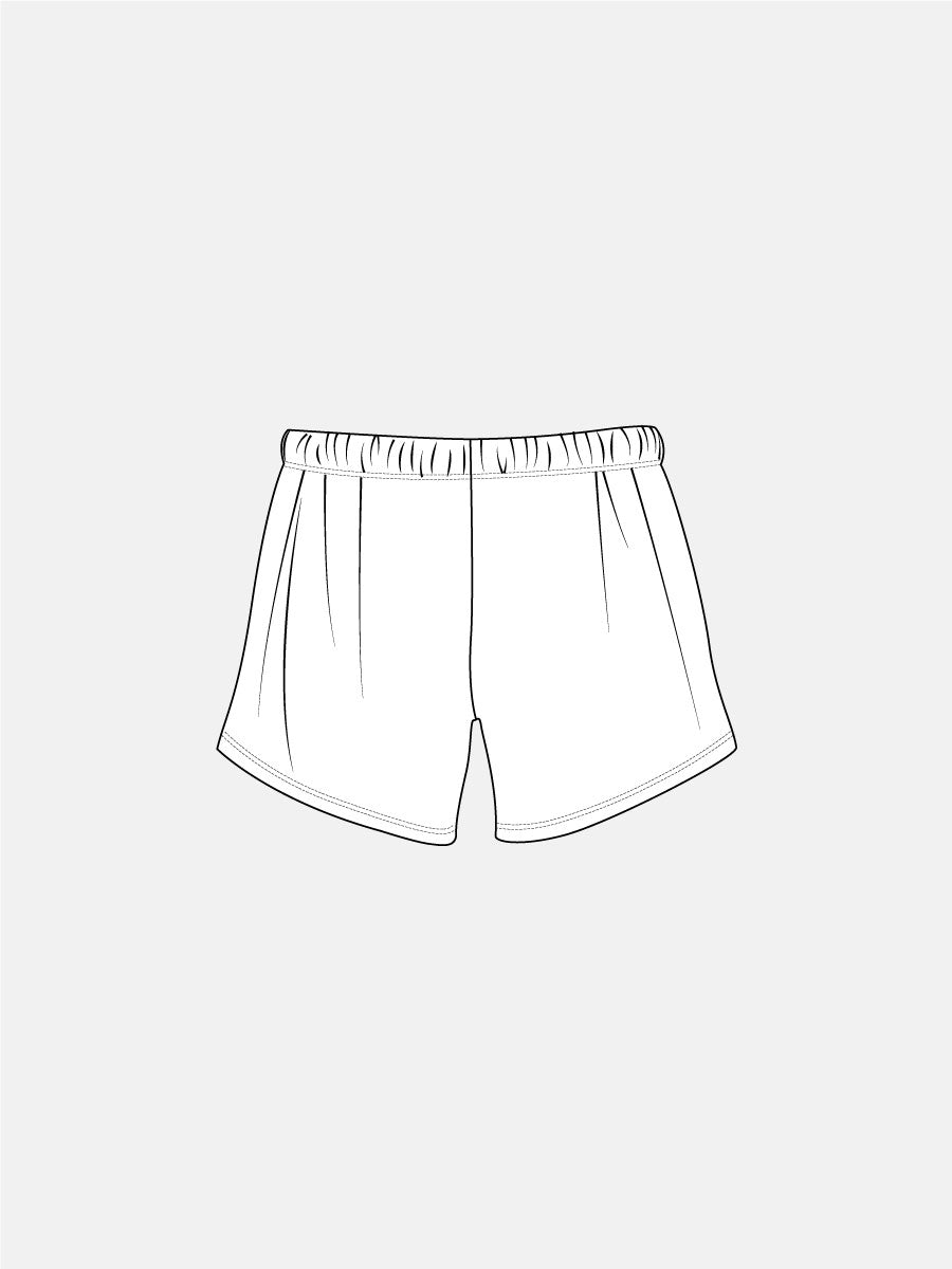 White Matt MAG Shorts