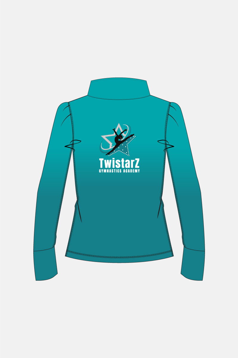 Teal Ombre Signature Fitted Jacket
