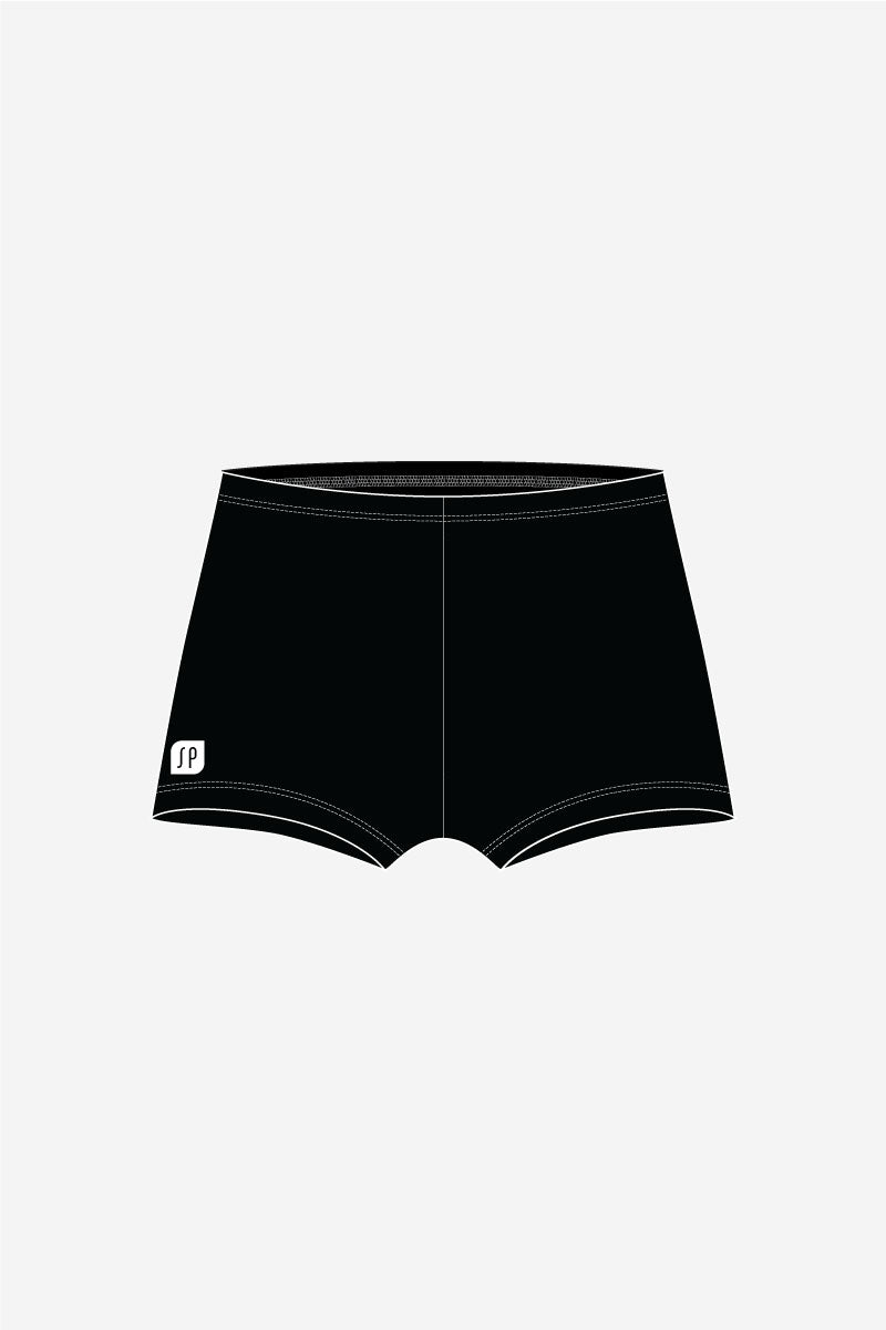 Girls Black Lycra Shorts
