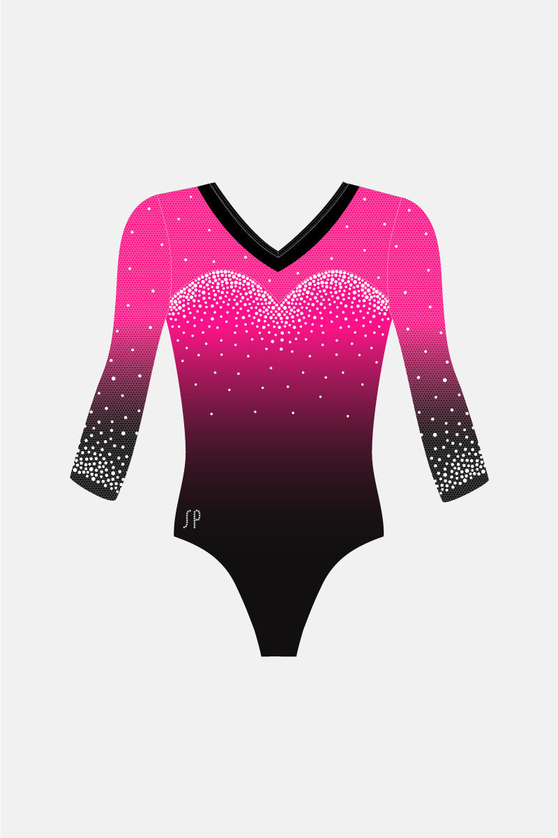 Senior Emilia 3/4 Sleeve Leotard