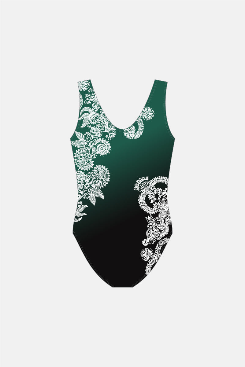 Aerobics Competition Leotard - Shelf Bra