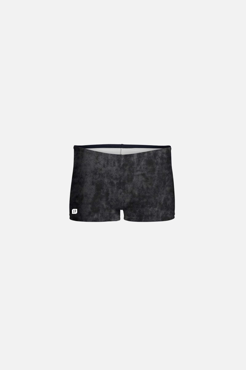 Girls Black Velvet Shorts