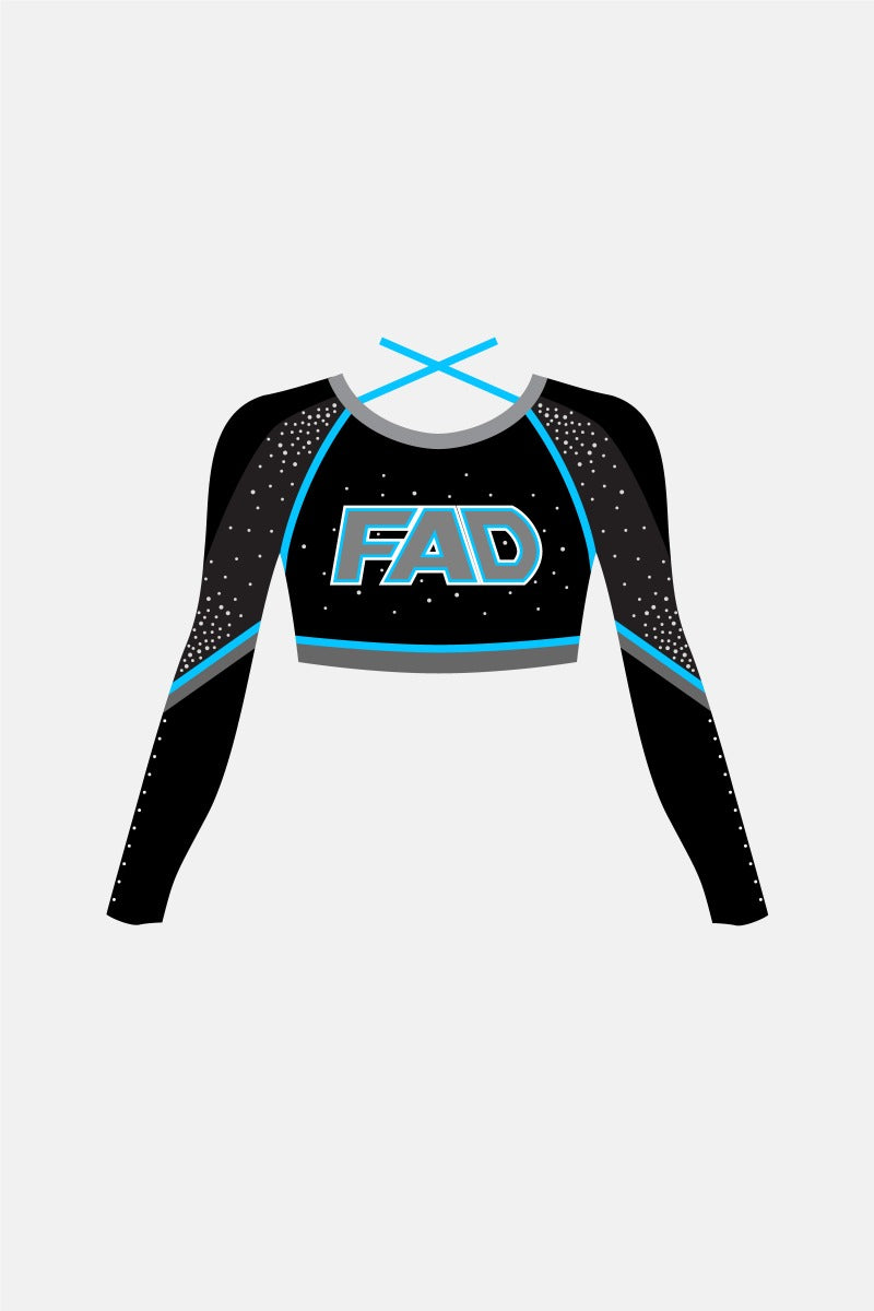 Girls 2018 Allstar Midriff Top